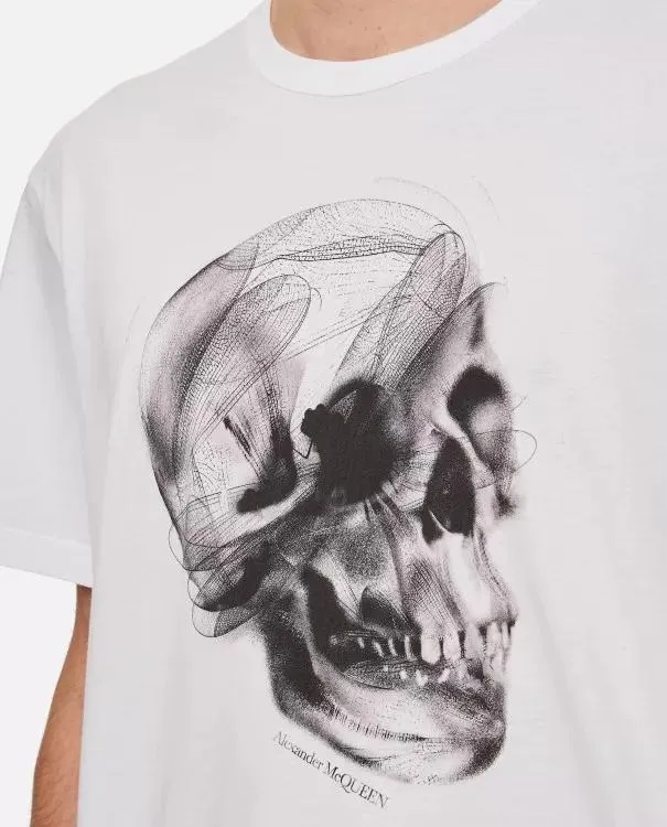   Alexander McQueen  Skull Print T-Shirt White