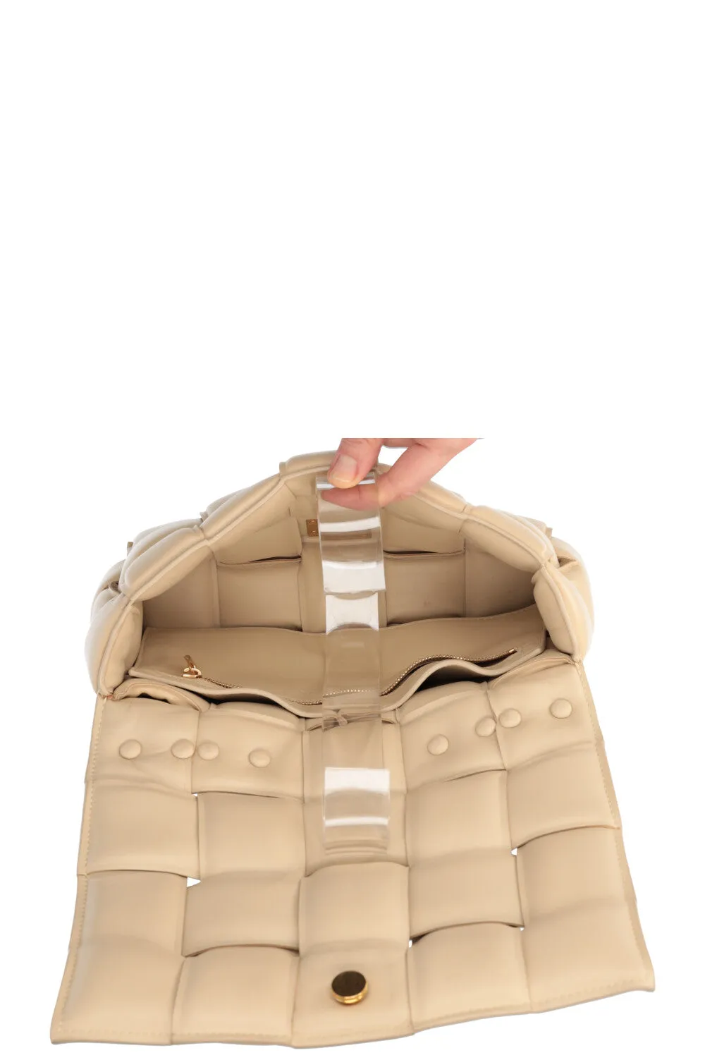 BOTTEGA VENETA Chain Casette Bag Beige