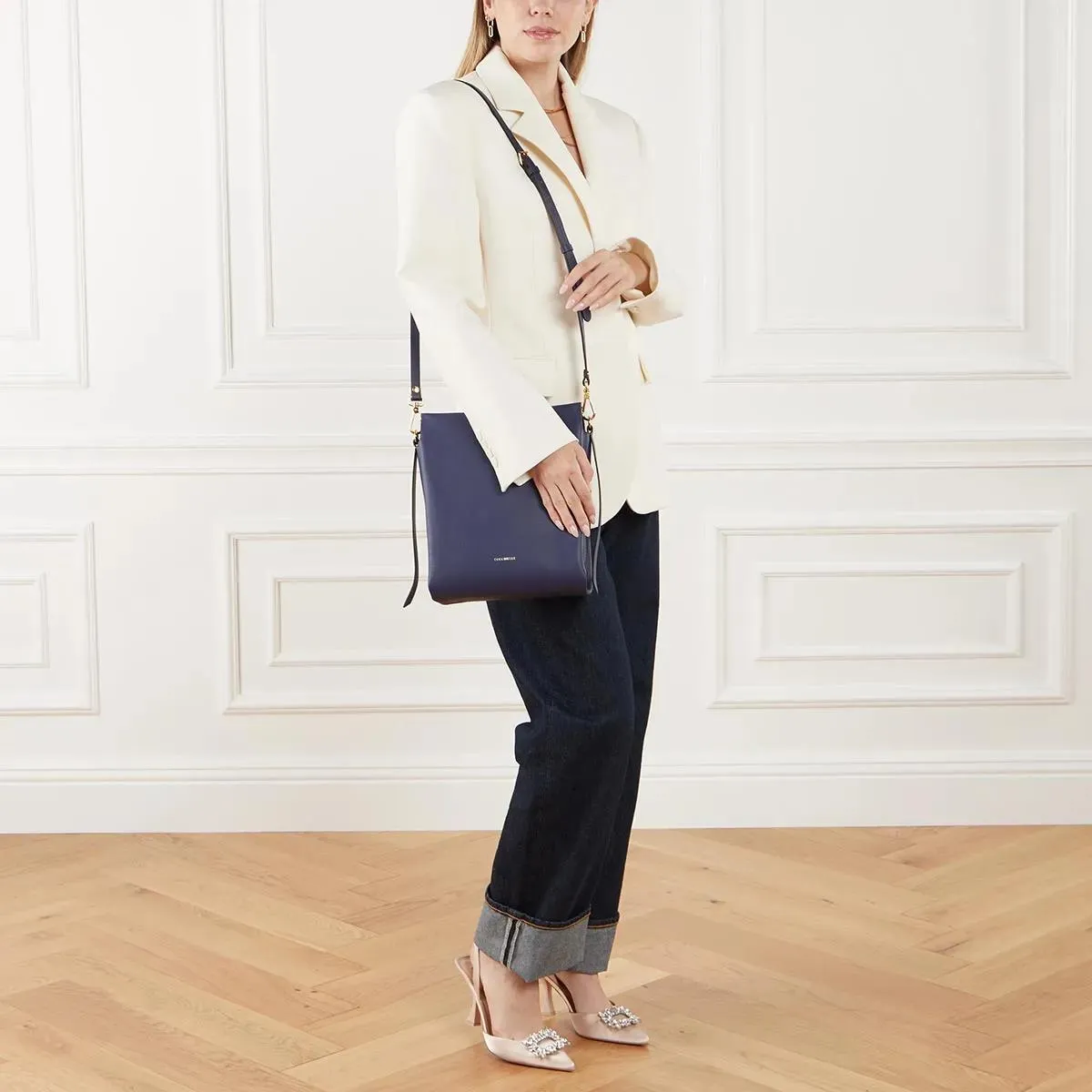   Coccinelle  Boheme Grana Double Royal Bl/Fon.Br  Crossbody Bag 