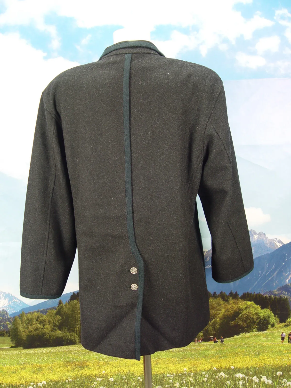 EXQUISIT FORDAN langer leichter 1A Loden Blazer Janker Jacke Trachtenjacke Gr.40