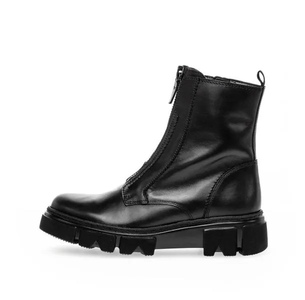Gabor Biker Boots Leder Wechselfußbett schwarz S23 31.733.27