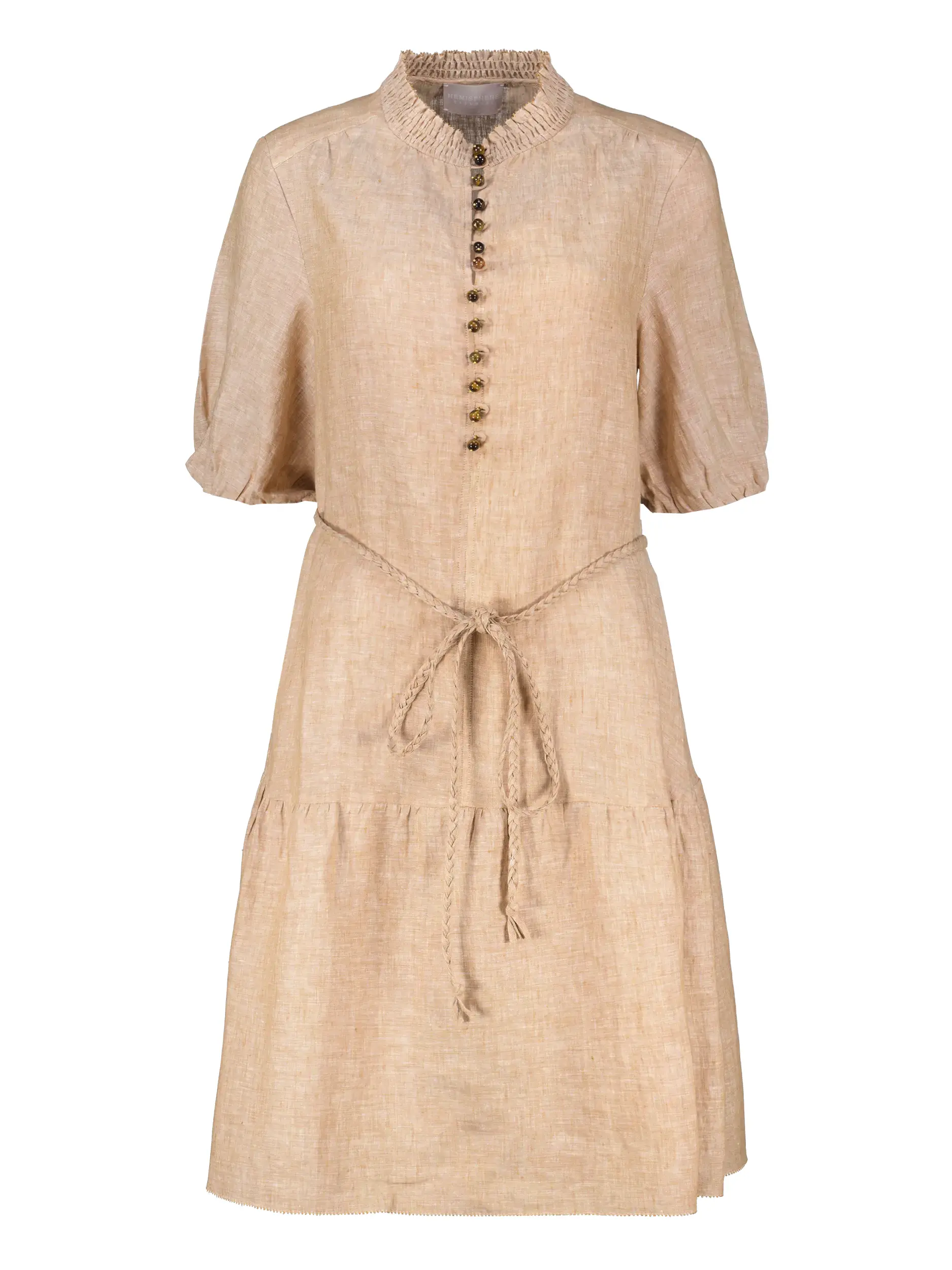 Hemisphere Leinen Midi Kleid 'Ruby' für Damen