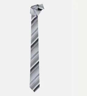 Herren engbers Modische Krawatte mit Streifendesign in Grau kaufen 31352