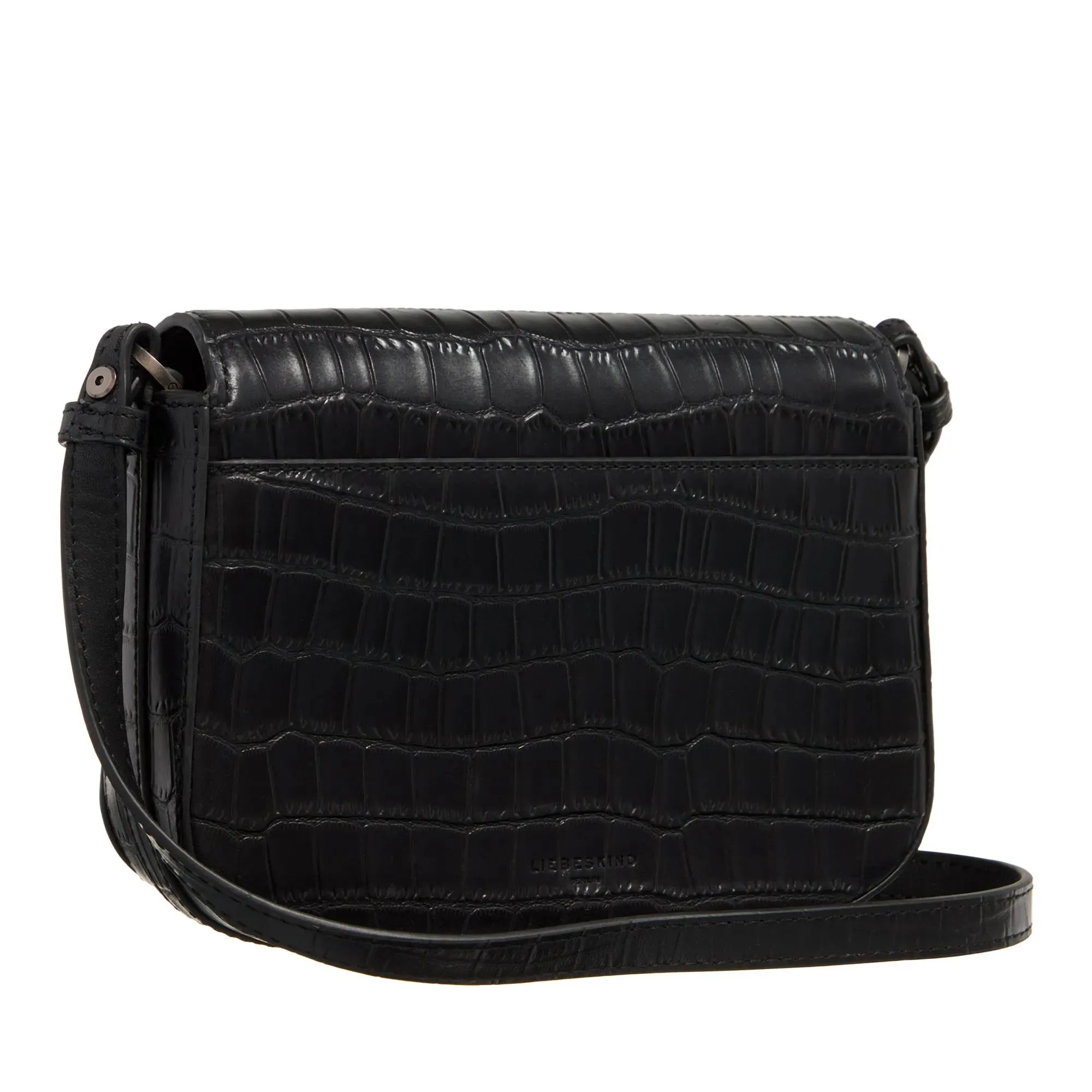  Liebeskind Berlin  Ezra 2 New Croco Black  Crossbody Bag 