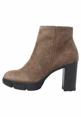 Paul Green Stiefelette 8005-004, Rauleder, Braun, Damen
