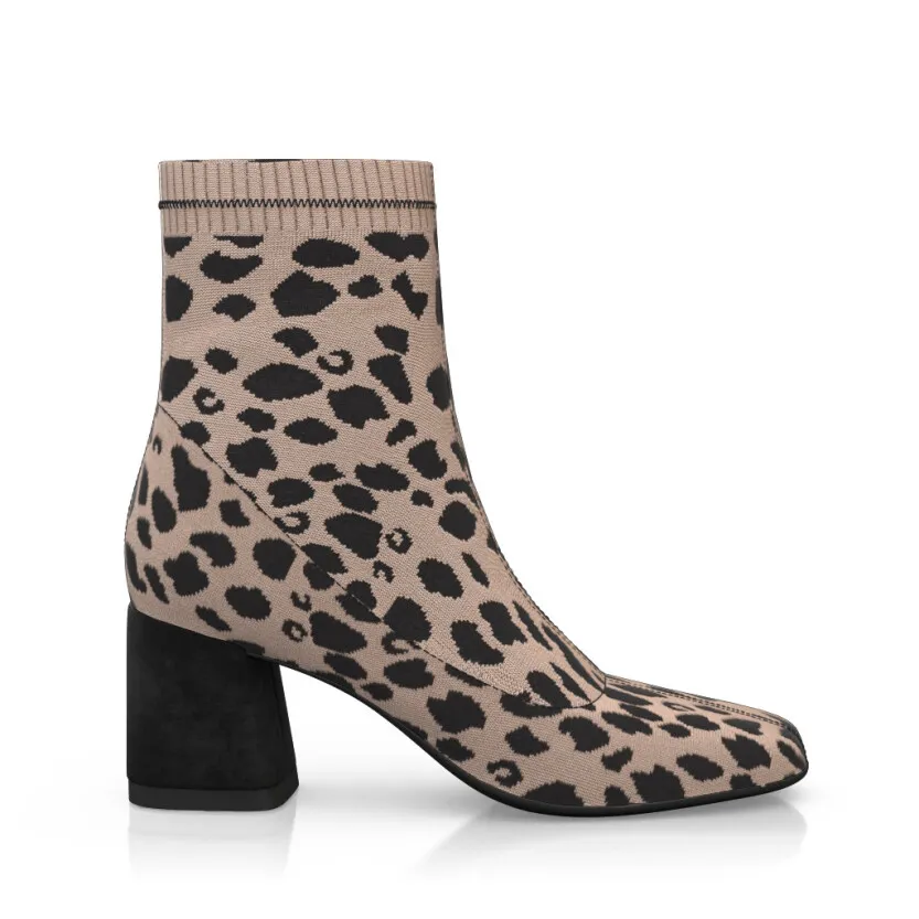Sock Boots mit Absatz 56554