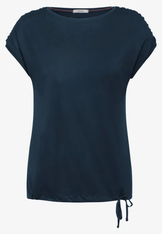 T-Shirt mit Knotendetail