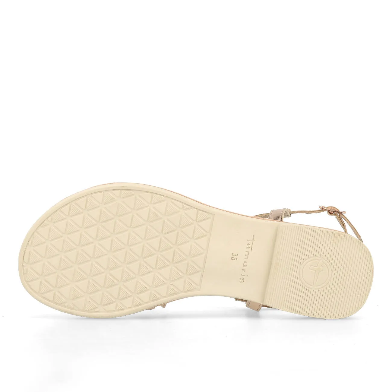 Tamaris 1-28139-20-952 Leder Sandale Damen Rose Metallic