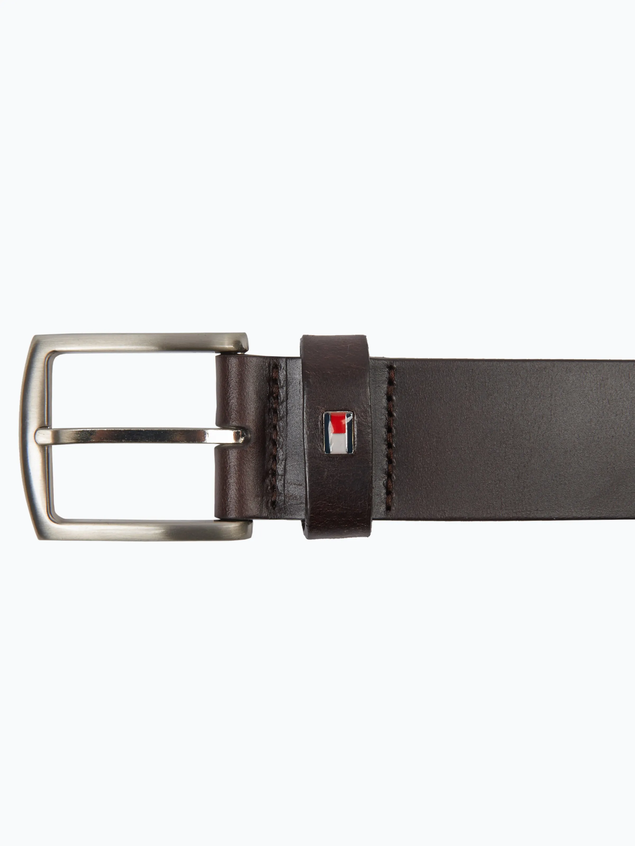 TOMMY HILFIGER Gürtel 'New Denton' in Dunkelbraun