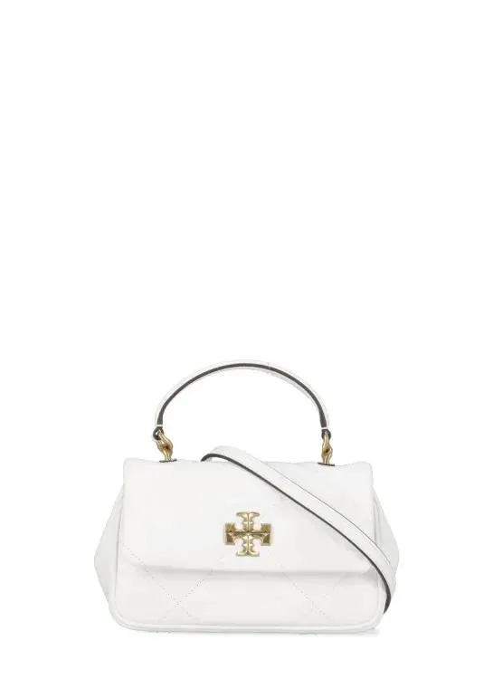   Tory Burch  White Quilted Leather Hand Bag White  Schultertasche 