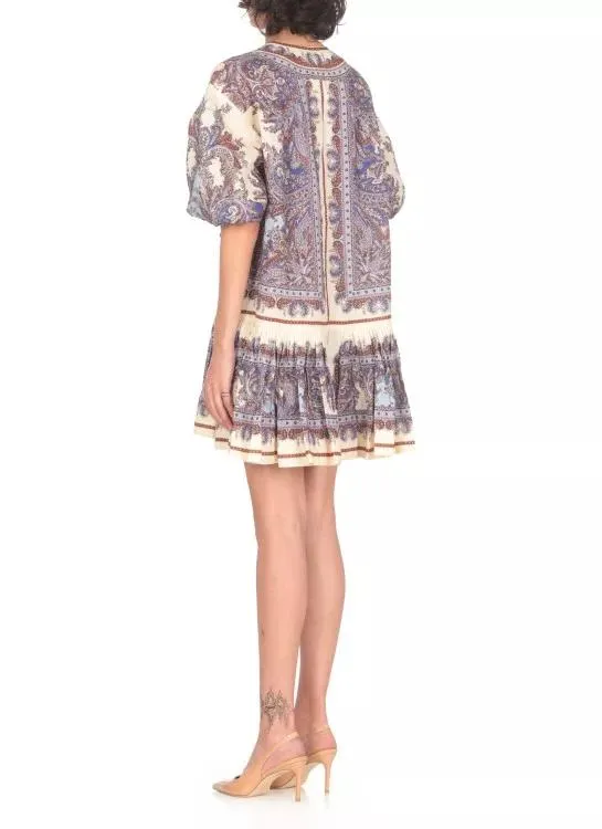  Zimmermann  Ottie Eyelet Dress Multicolor